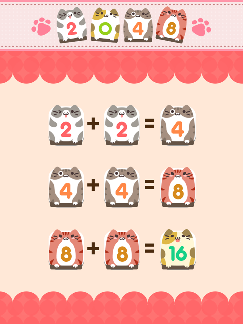 2048 CAT official gameplay screenshot 2