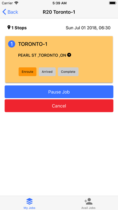 App screenshot