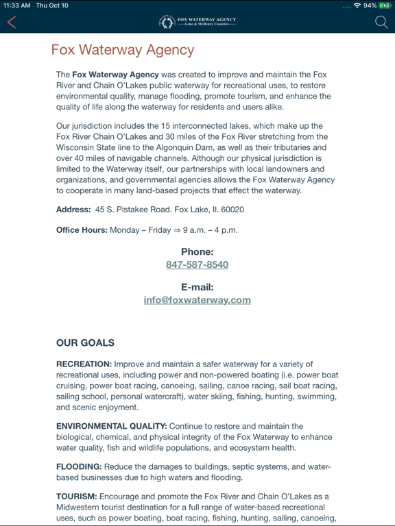 Screenshot #5 pour Fox Waterway Agency