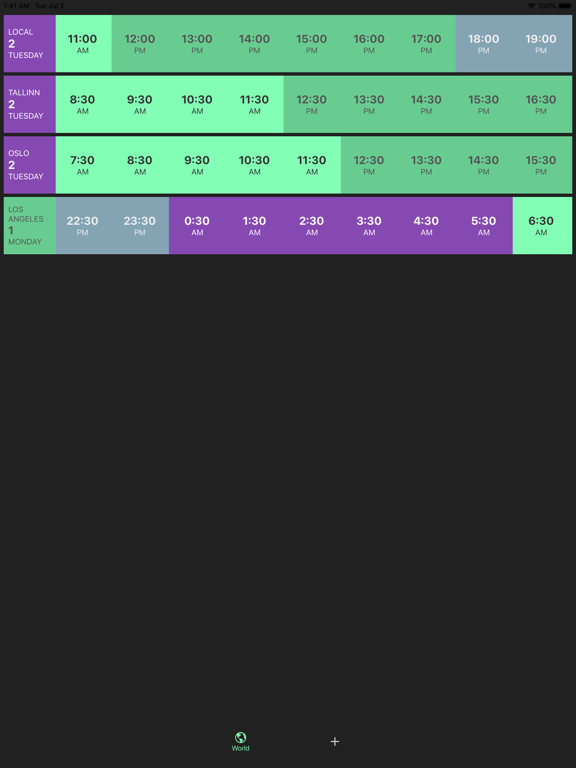Screenshot #5 pour Timelines - Manage timezones