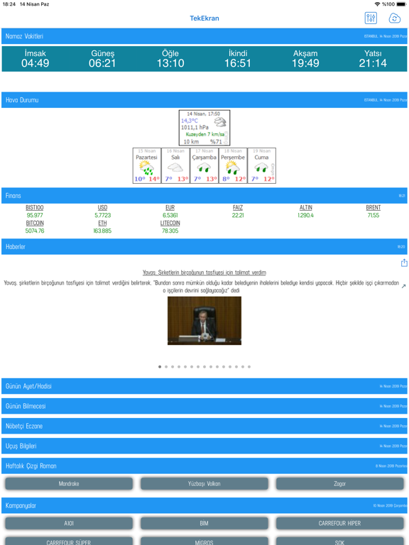 Screenshot #4 pour Tek Ekran - Gerekli Bilgiler