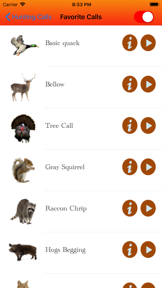 Hunting calls full - screenshot