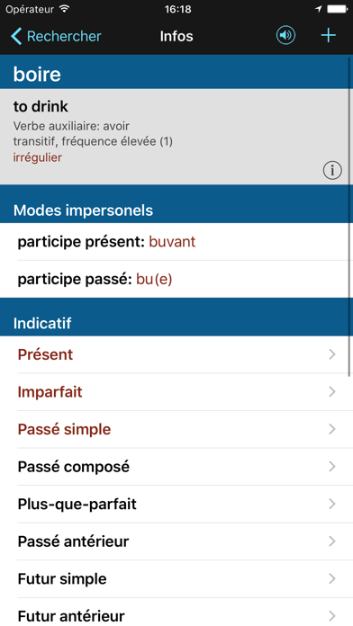 Screenshot #2 pour Français: Verbes Little