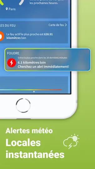 Capture d'écran de WeatherBug – Weather Forecast sur iPhone 4