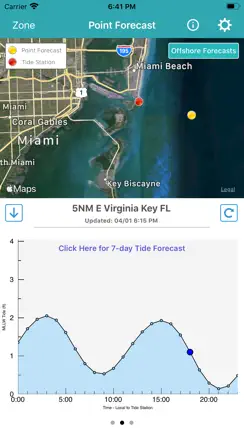 NOAA Marine Forecast & Weather iPhone image 2