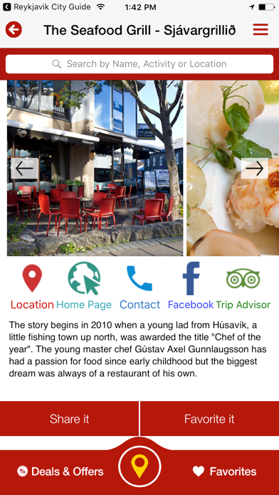 Screenshot #3 pour Reykjavik Restaurants & Bars