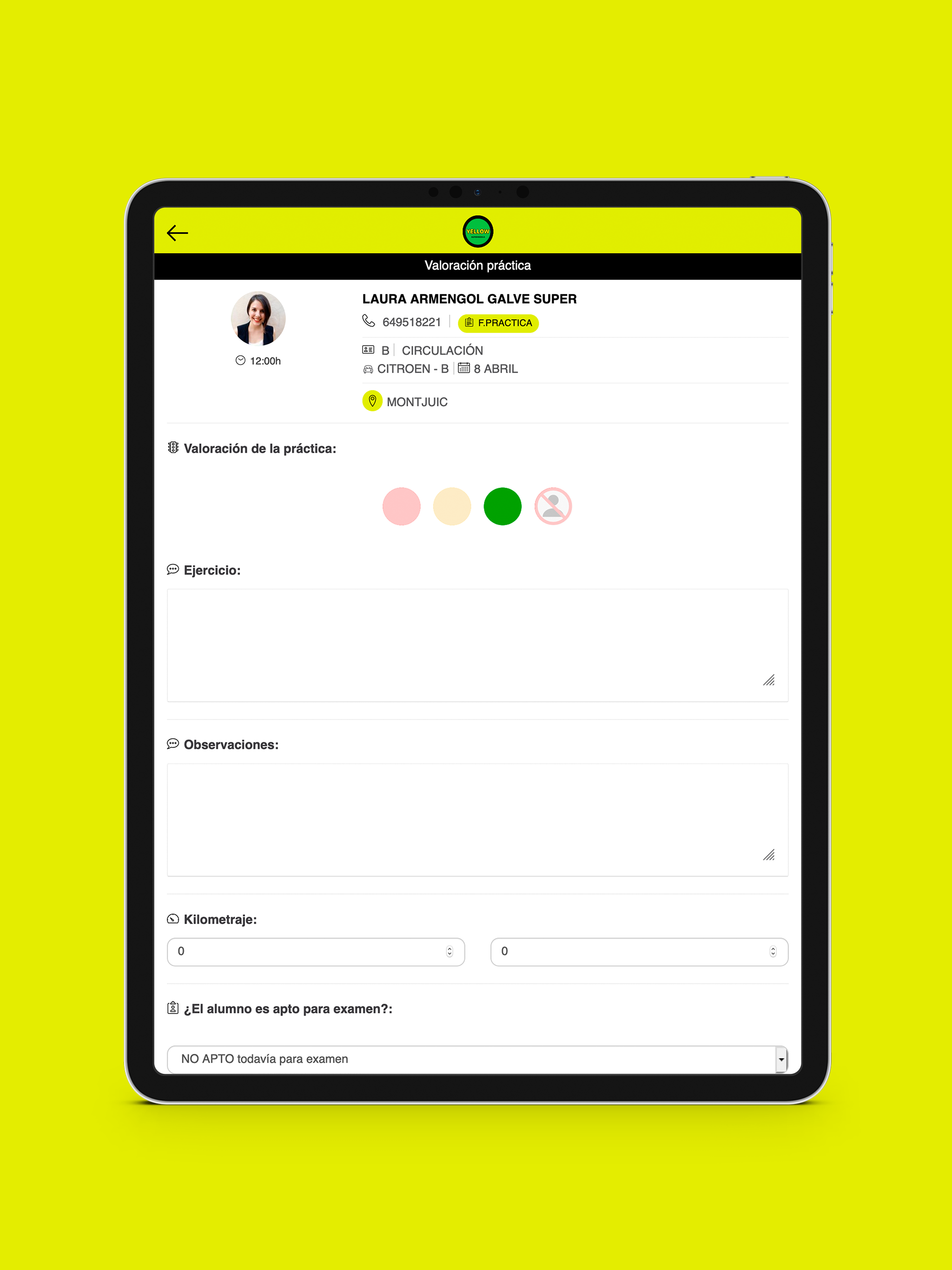 Autoescuela Yellow screenshot 13