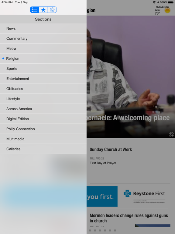 PhillyTrib.com Newspaper App iPad screenshot 4 - News app