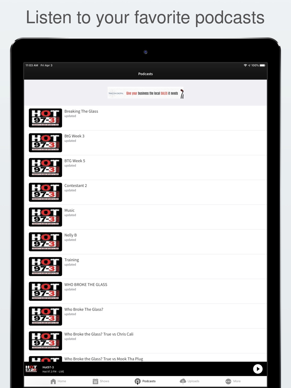 iPad screenshot