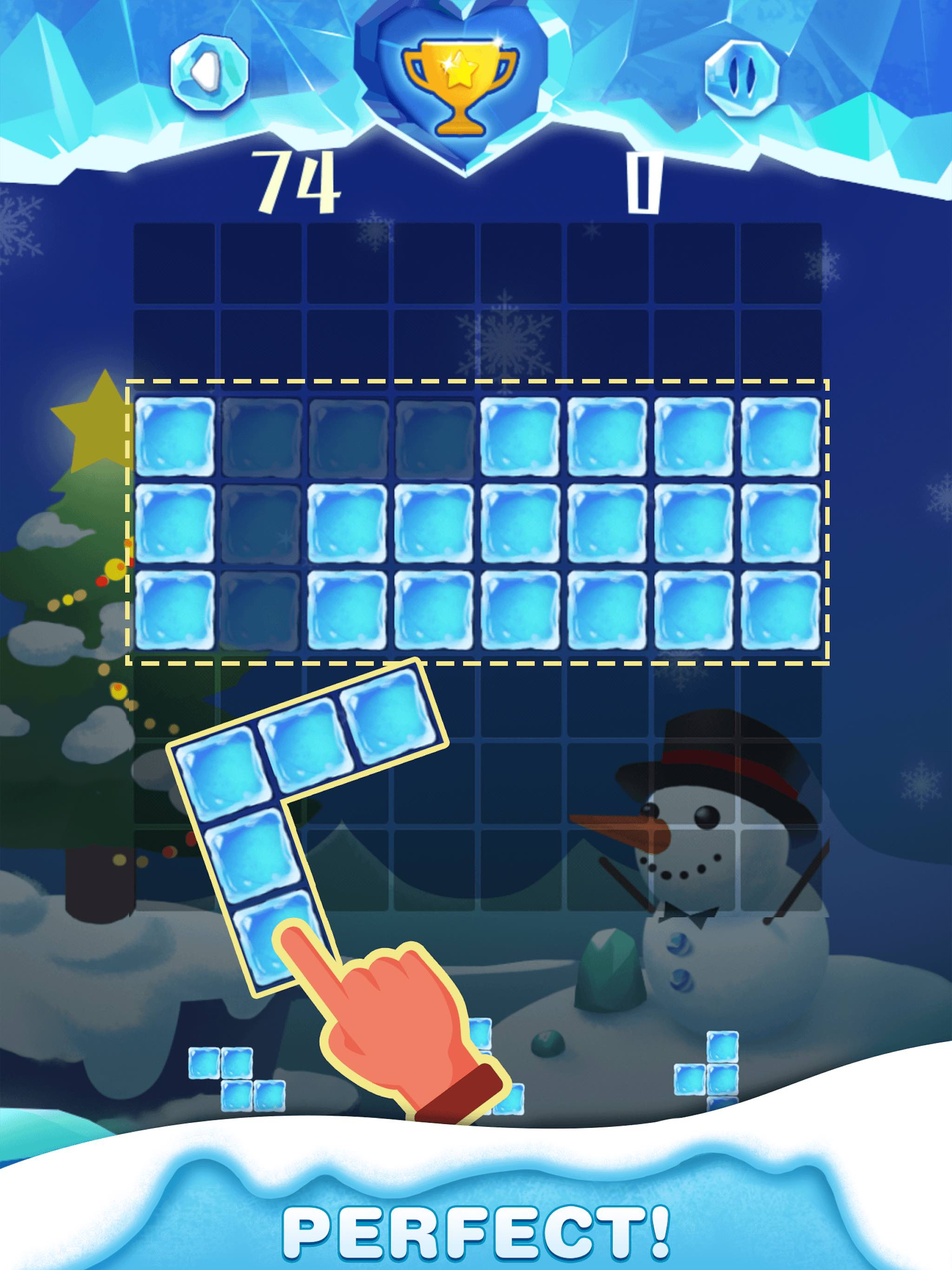 Ice World - Fill Up Cube Blast screenshot 10