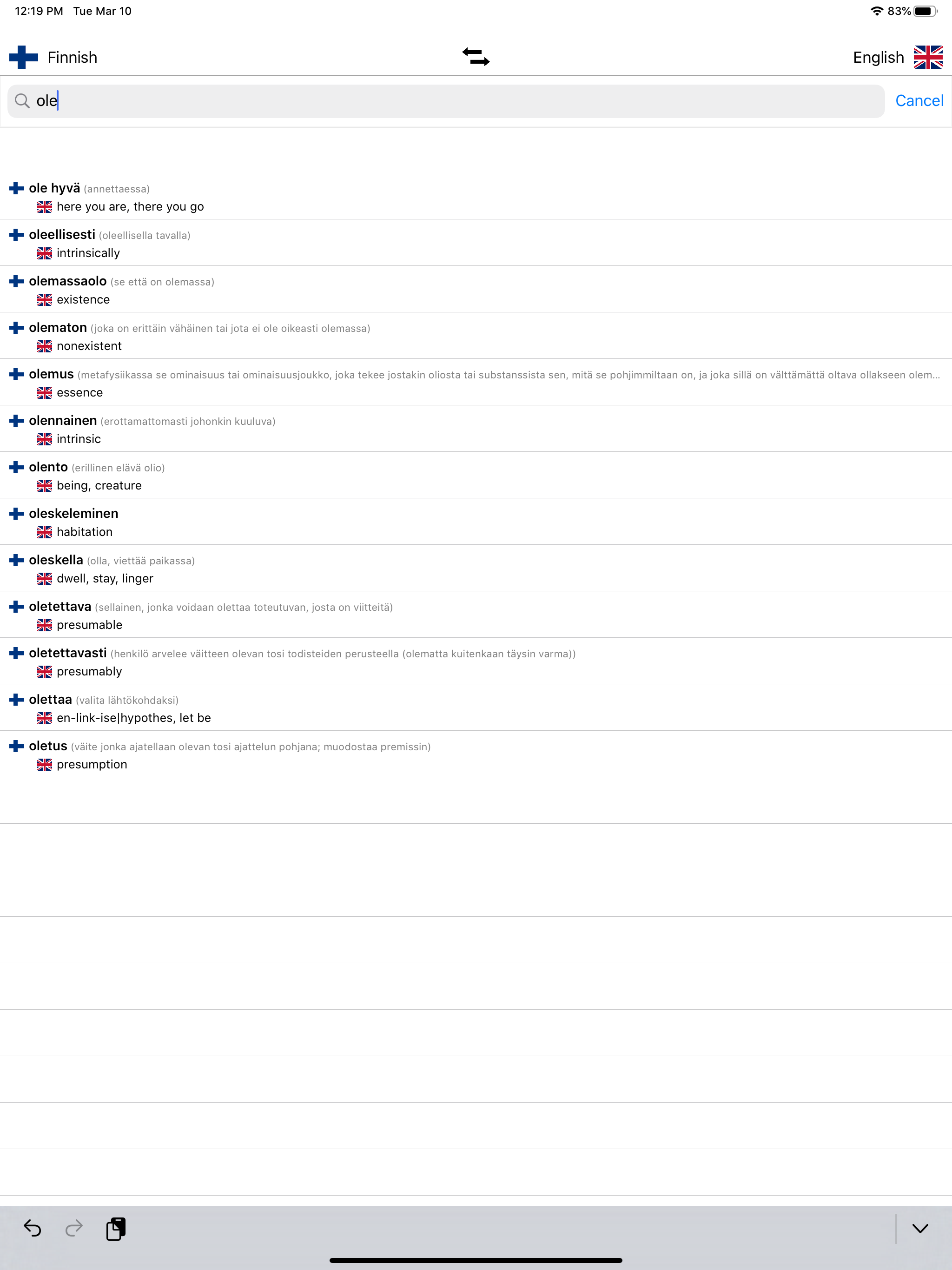 Finnish-English Dictionary