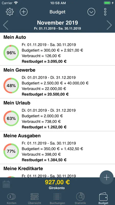 Mein Haushaltsbuch screenshot 9 of 10