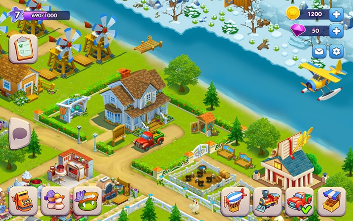 Golden Farm Fun Farming Game
