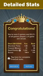 solebon freecell solitaire iphone screenshot 4