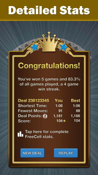 Solebon FreeCell Solitaire Screenshot