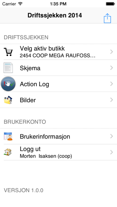 App screenshot