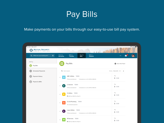 MSCU Mobile iPad screenshot 4 - Finance app