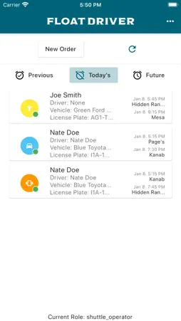 Float Driver Shuttle Services screenshot 1