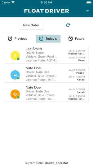 Float Driver Shuttle Services screenshot 1