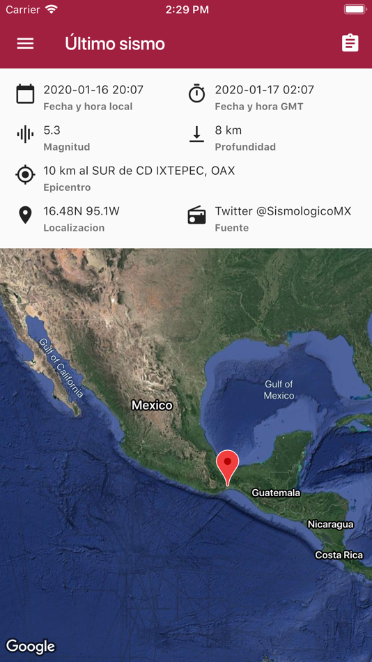 #2. TSUNAMI MX (iOS) By: Diseno, Desarrollo y Produccion en Tecnologias, S.A. de C.V.