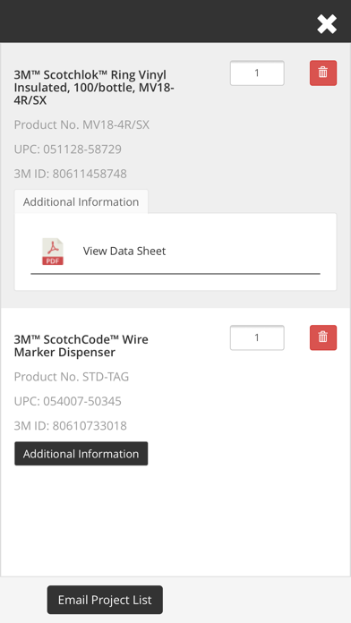 3M Electrical iPhone screenshot 4 - Shopping app