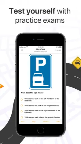 Game screenshot Driving Theory: Mock Test Kit apk