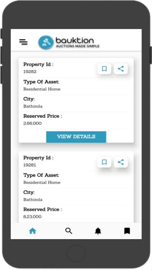 #2. bauktion (iOS) 由: ALGOOCEAN TECHNOLOGIES PRIVATE LIMITED