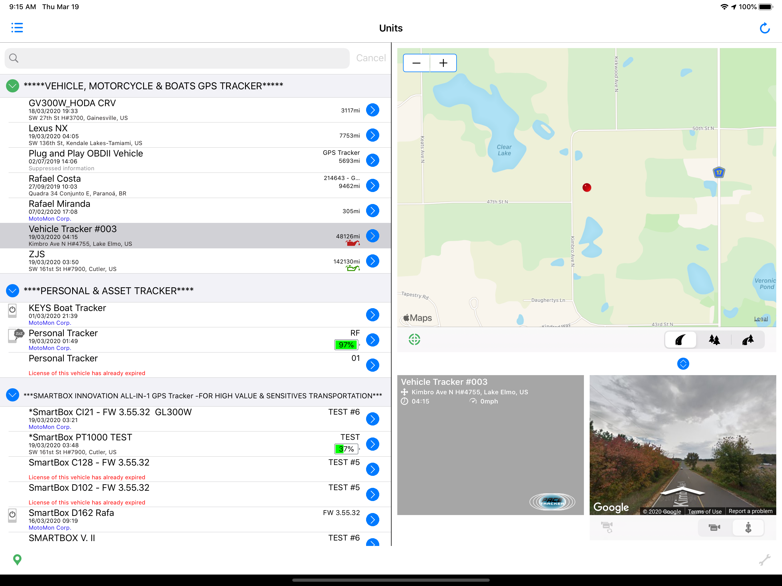 PACE Tracker Mobile