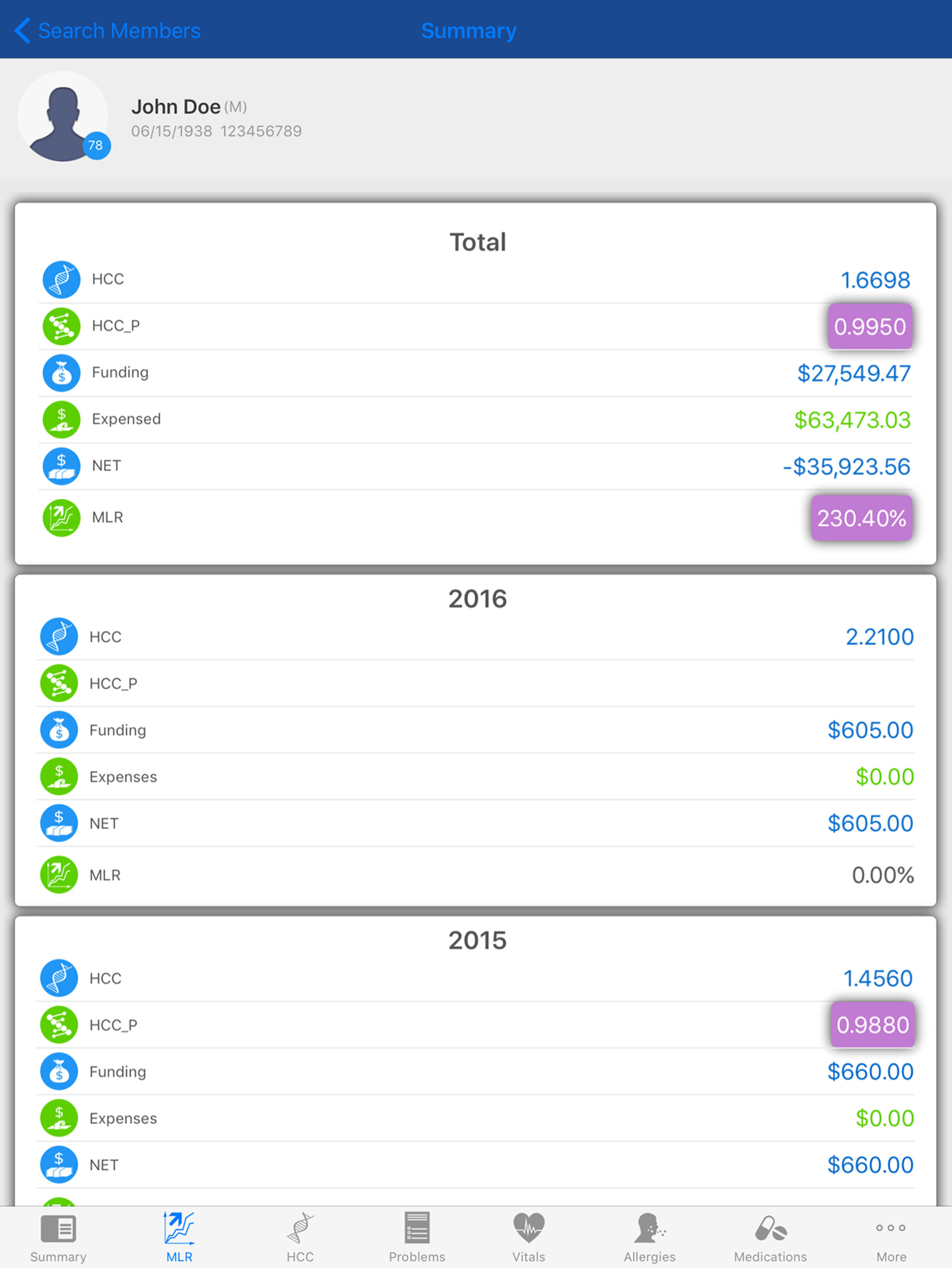Syncrasy HealthBook screenshot 9