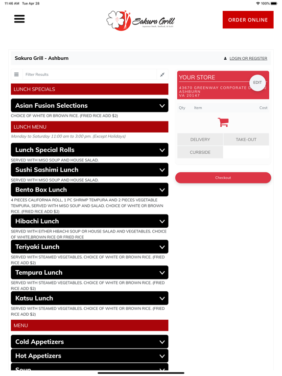 Screenshot #5 pour Sakura Grill - Ashburn