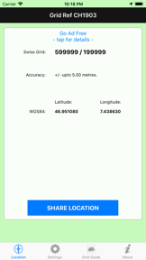 Grid Ref CH1903 screenshot