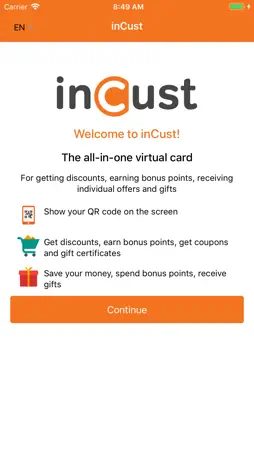 inCust screenshot 2