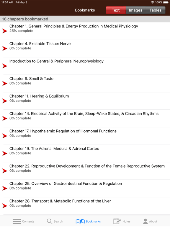 Ganong's Review Physiology 26E iPad screenshot