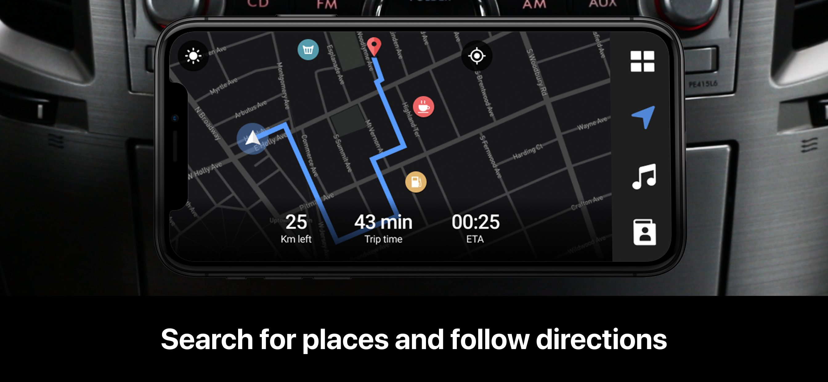 HUDWAY Cast — Safe Driving