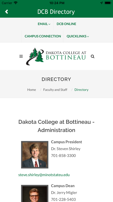 Dakota College at Bottineau screenshot 3