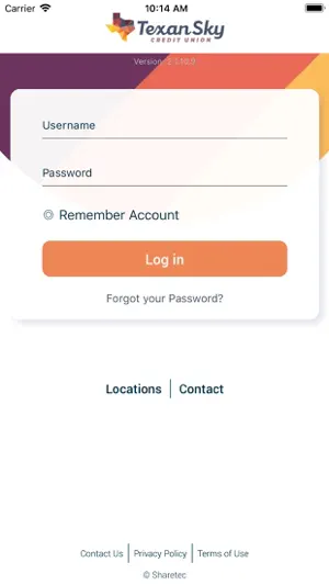 Texan Sky Mobile App screenshot 1