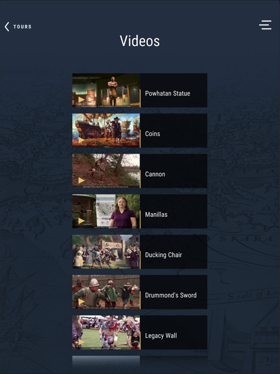 Jamestown Settlement Tours iPad screenshot