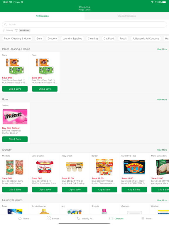 Phelps Market iPad screenshot 4 - Shopping app