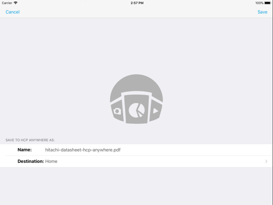 HCP Anywhere iPad screenshot 2 - Productivity app