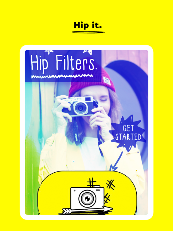 Hip Filters iPad screenshot 5 - Photo & Video app