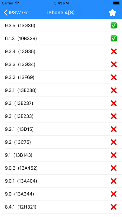 IPSW Go Screenshot
