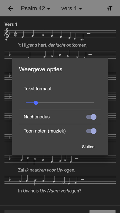 Screenshot #3 pour Psalmen en Gezangen