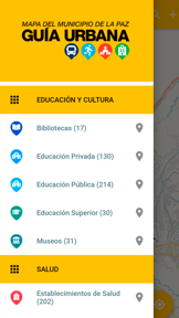 Guía Urbana Ciudad de La Paz screenshot