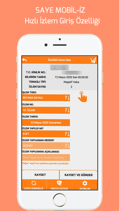 Sâye Mobil-İz Screenshot