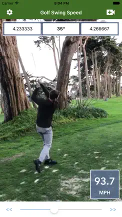 Golf Swing Speed Analyzer iPhone image 1