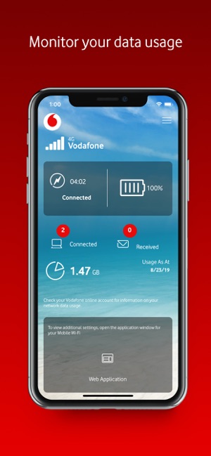 Vodafone Mobile Wi-Fi Monitor on the App Store