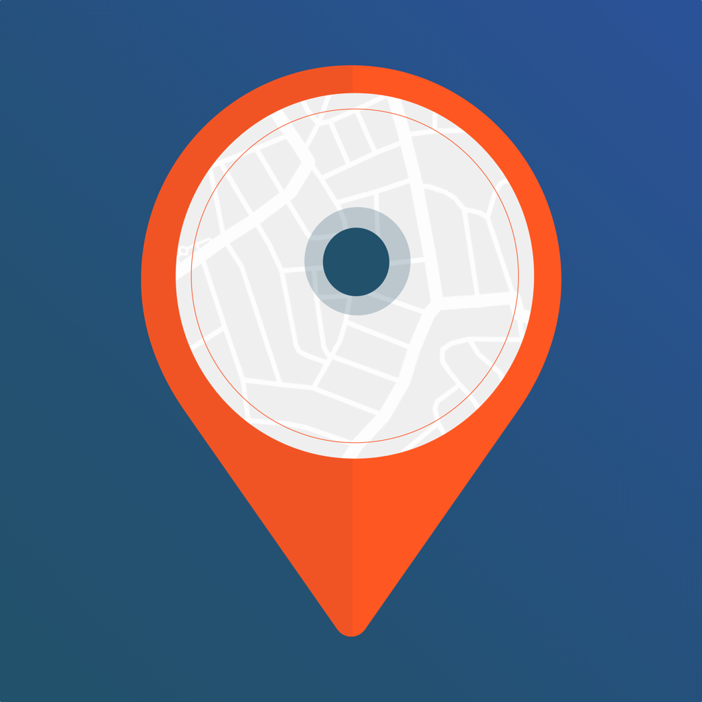 F Circle - Location Finder App Icon