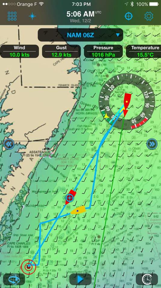 #3. Weather4D Routing & Navigation (iOS) 来自: APP4NAV