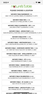 Nature's Table Ordering screenshot #1 for iPhone