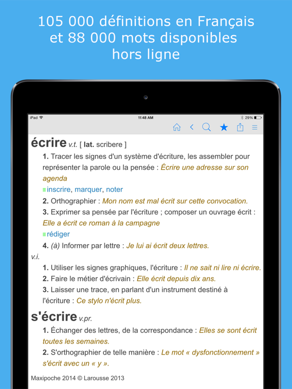 Screenshot #4 pour Dictionnaire Français.